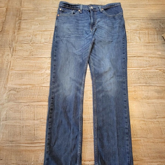 Levis 511 Mens Size 34x30 Zip Fly Denim Jeans Medium Wash - Picture 1 of 11